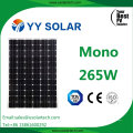 Panneau solaire monochrome de haute qualité 265W